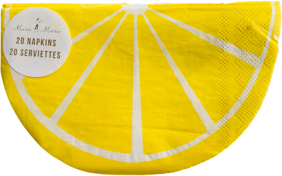 Lemon Napkins - Smile (1400x1050), Png Download
