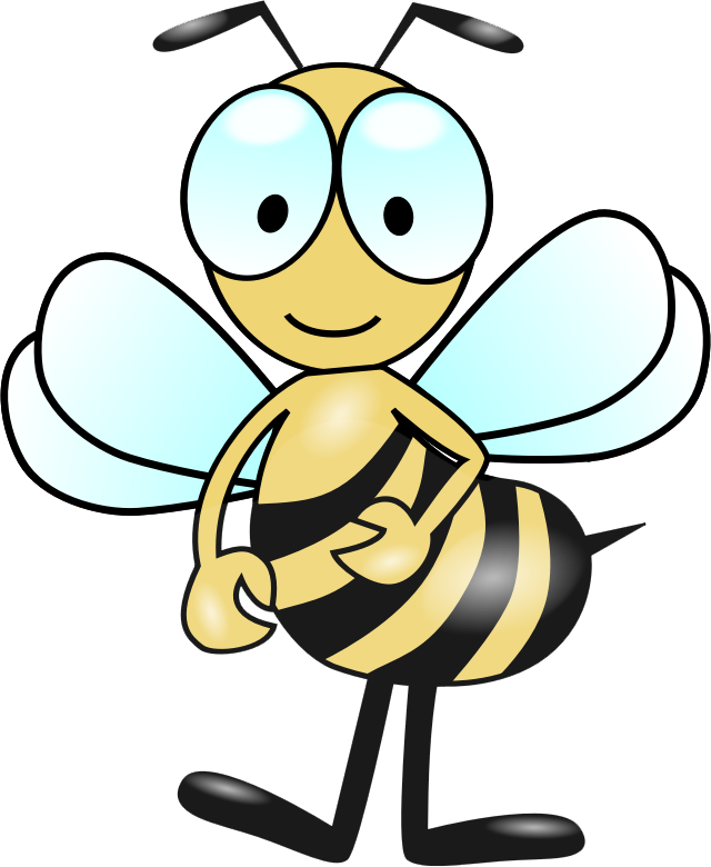 Bumblebee Clipart Honey Bee - Label A Bee Worksheet (640x780), Png Download