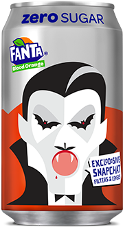 Fanta Blood Orange Zero® Sugar - Fanta Zero Blood Orange (595x334), Png Download