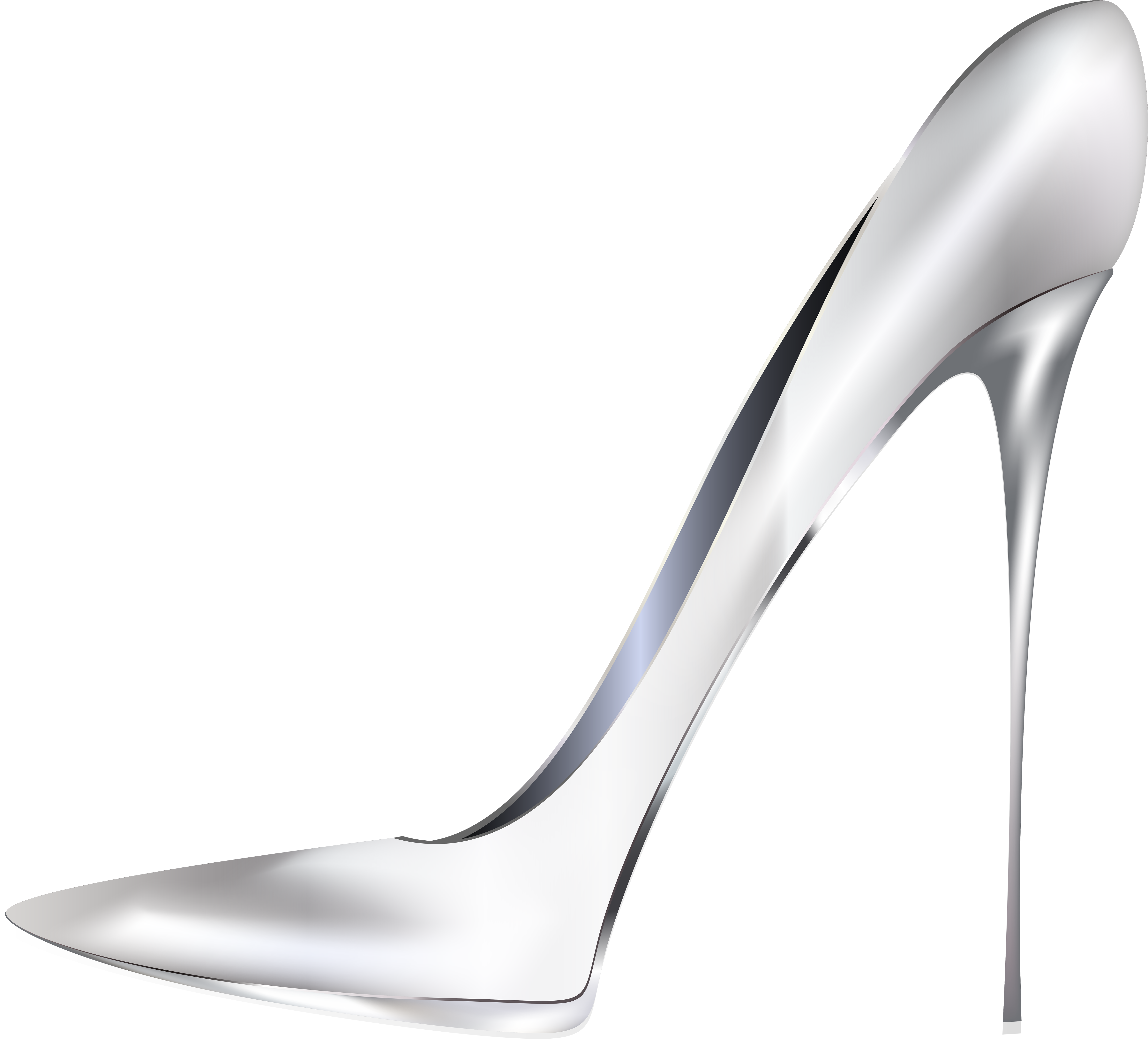 White High Heels Png Clip Art (6000x5447), Png Download