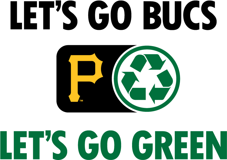 Lets Go Green Logo - Pittsburgh Pirates (799x577), Png Download