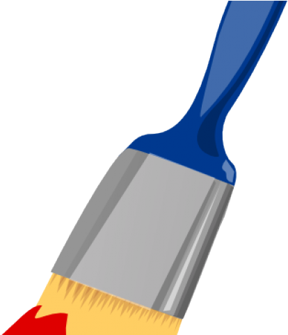 Paint Brush Clipart Red - Paintbrush (640x480), Png Download