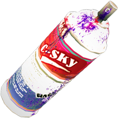 Dead Rising Usa Spray Paint - Spray Paint Can Png (409x429), Png Download