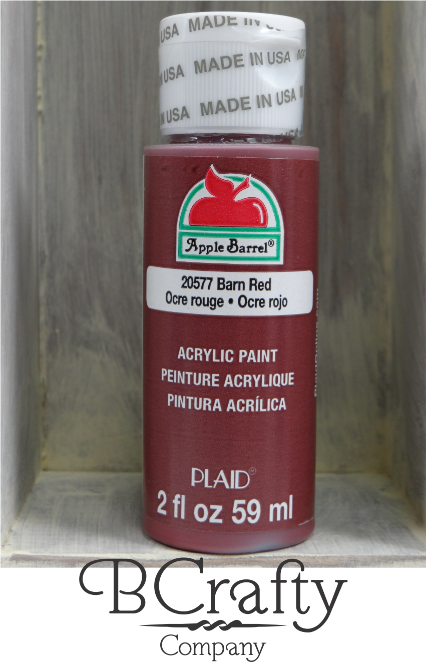 20577 Barn Red Apple Barrel Craft Paint - Apple Barrel Acrylic Paint Red (1124x1690), Png Download
