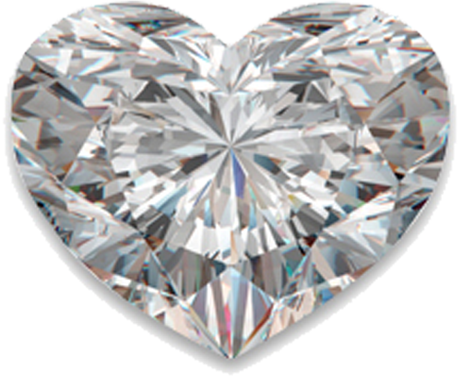 Transparent Heart Diamond - Heart Cut Loose Diamond (0.81 Ct, I Colour, Si3 Clarity) (800x600), Png Download