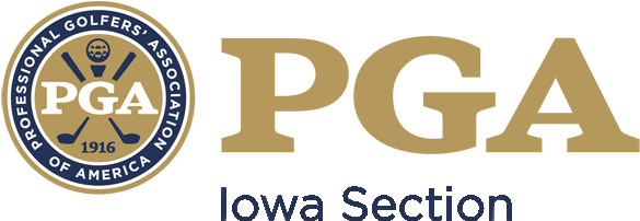 Iowa Section Pga Of America - Iowa Pga Logo (628x247), Png Download