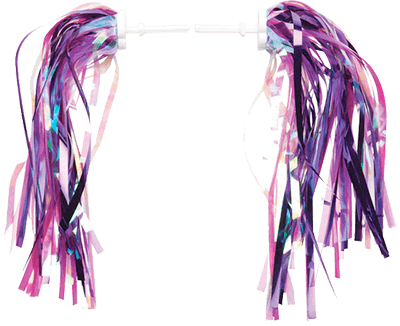 Kid's Bike Streamers - Purple Bike Streamers (400x326), Png Download