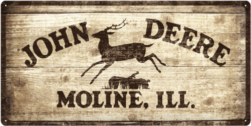 John Deere Logo - John Deere - Moline - Logo 1937 (500x500), Png Download