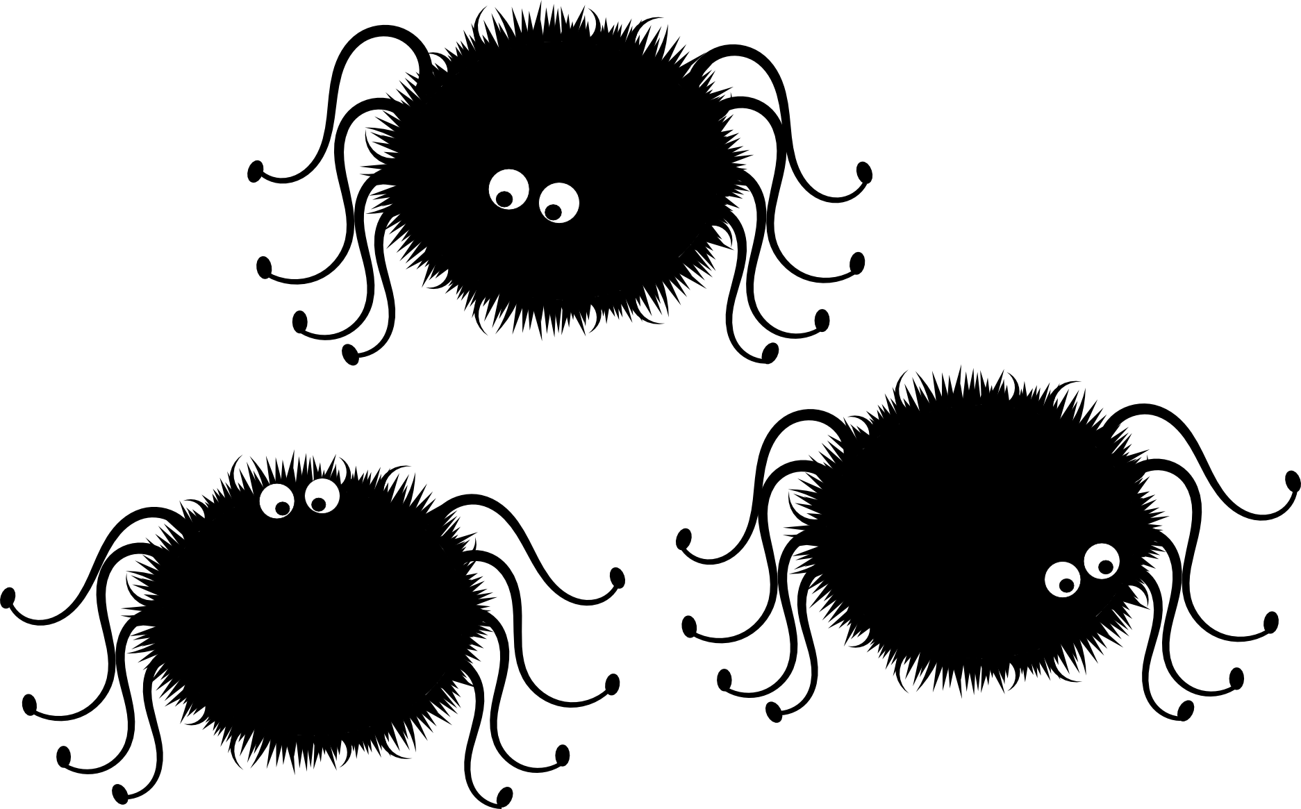 28 Collection Of Free Cartoon Halloween Clipart - Spider Clipart (1873x1165), Png Download