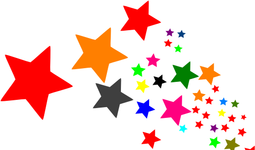 Star Images Birthday Png (600x307), Png Download