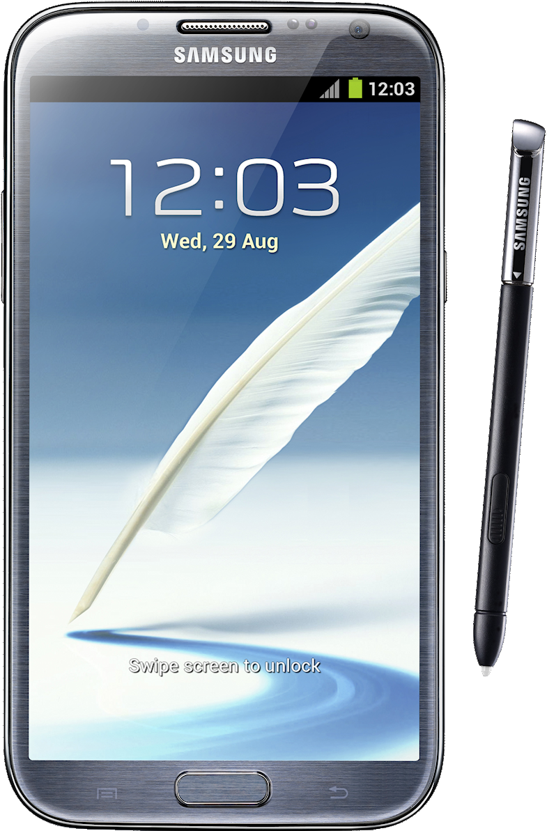 Samsung Note 2 Png - Samsung Galaxy Note 2 Png (816x1276), Png Download