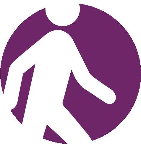 Parking Icon Walking - Portable Network Graphics (500x500), Png Download