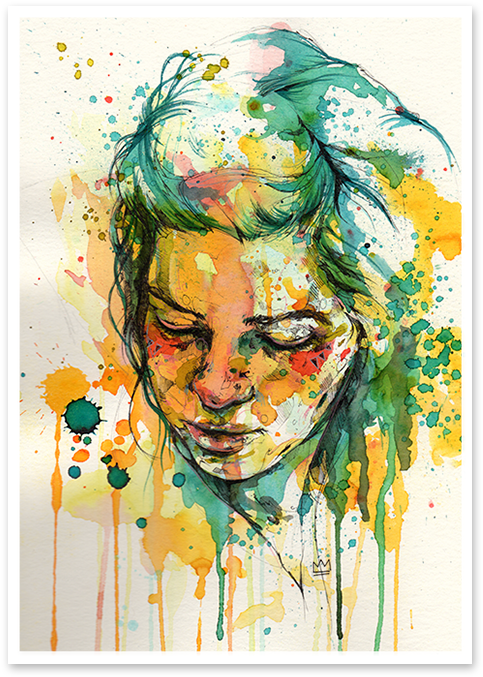 Watercolor Sketches By Dsorder, Via Behance - Watercolor Painting (600x699), Png Download