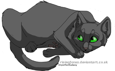 Mouse Laying Down - Brown Spotted Warrior Cats Art (518x350), Png Download
