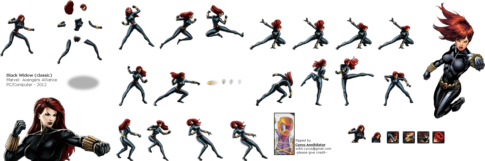 Black Widow Clipart Avengers Alliance - Avengers Alliance Black Widow (2026x683), Png Download