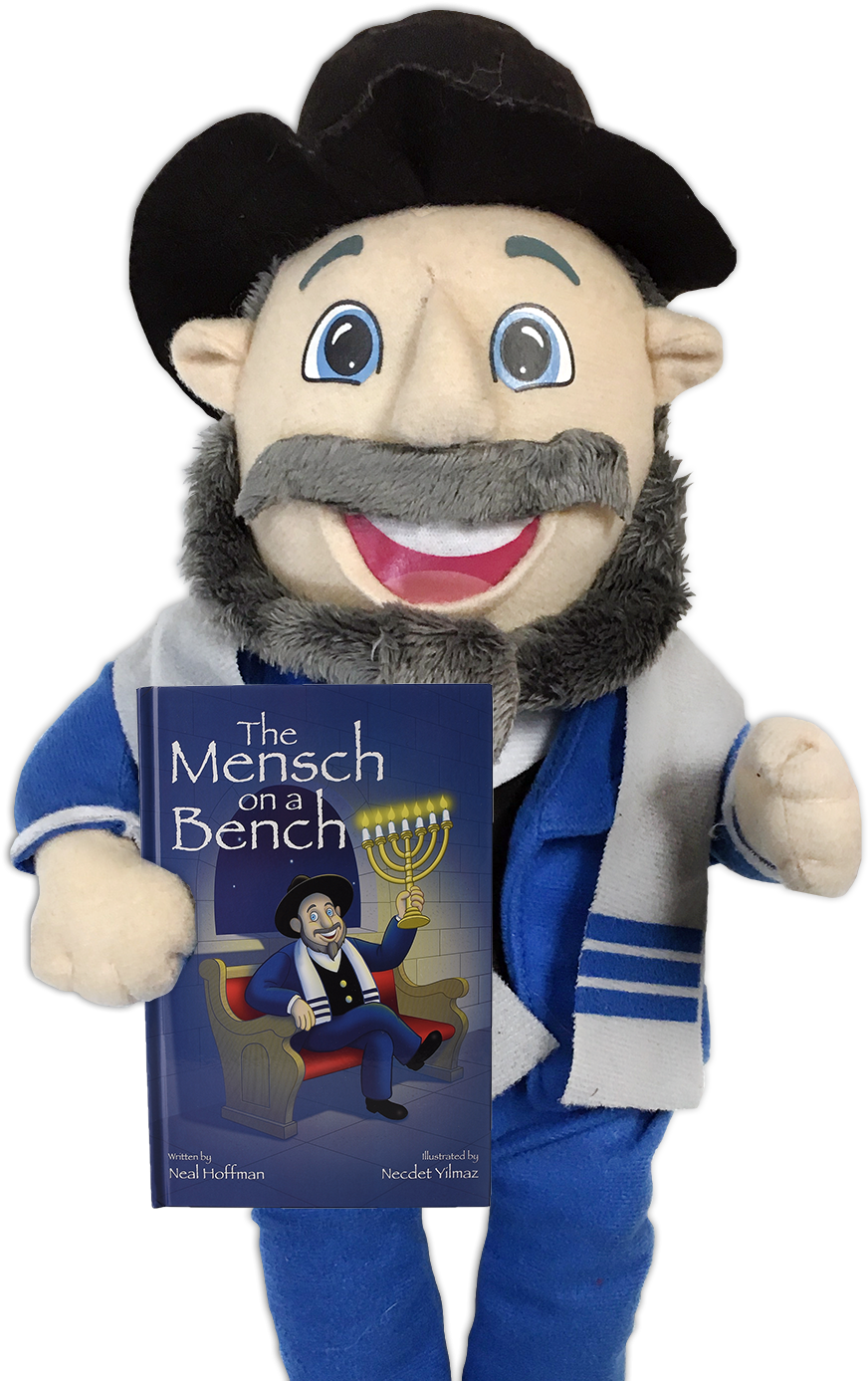 The Mensch - Mensch On A Bench By Elf (930x1397), Png Download