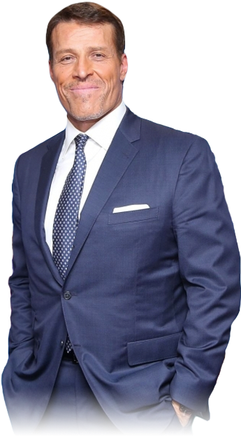 Tony Robbins - - Tony Robbins Png (344x680), Png Download