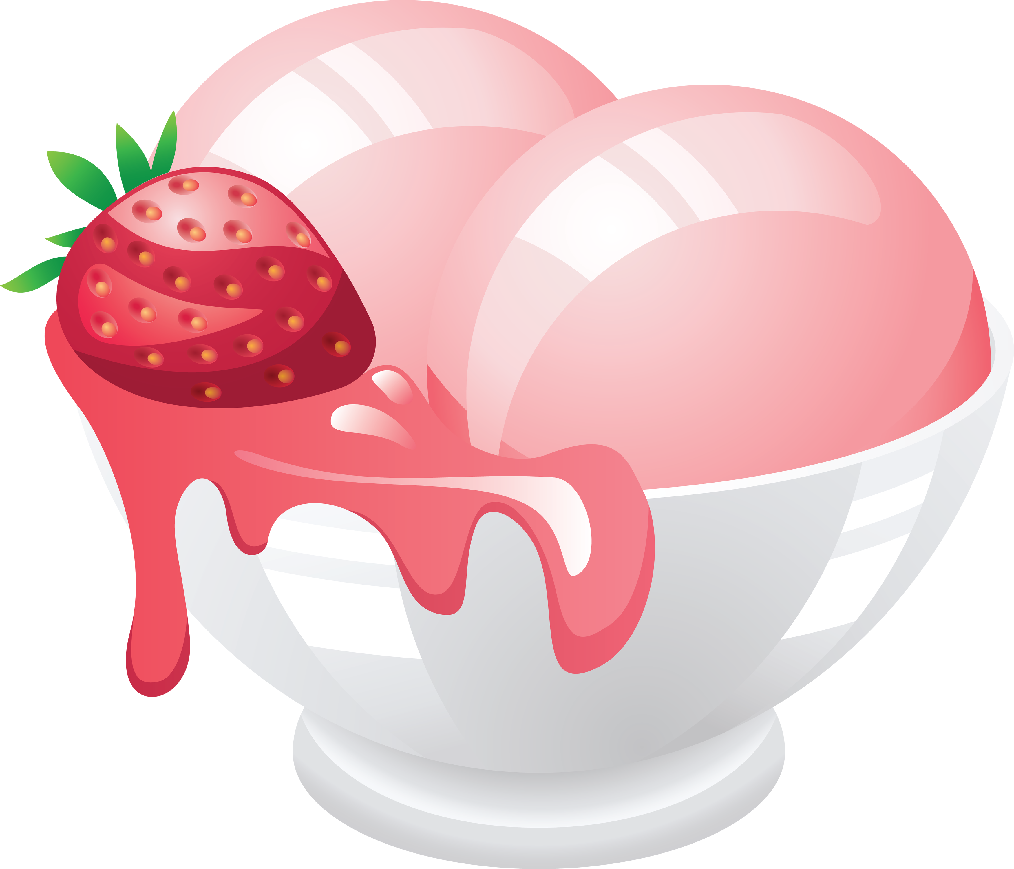 Table Clipart Clip Arts Related To Table Tennis Ball - Ice Cream Cup Vector Png (3501x3000), Png Download
