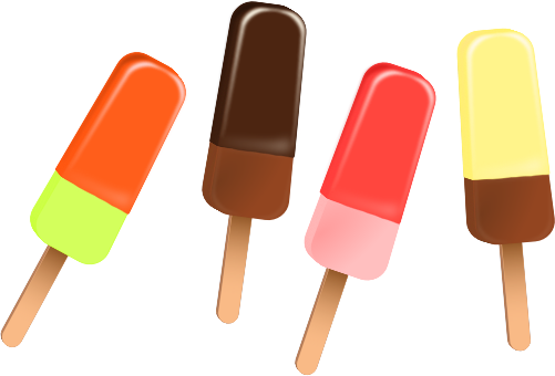 Popsicle Ice Cream Clipart - Popsicle Ice Cream Clipart Png (501x340), Png Download