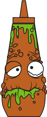 Chunky Chili Sauce Ct Art - Grossery Gang Spicy Chili (400x400), Png Download
