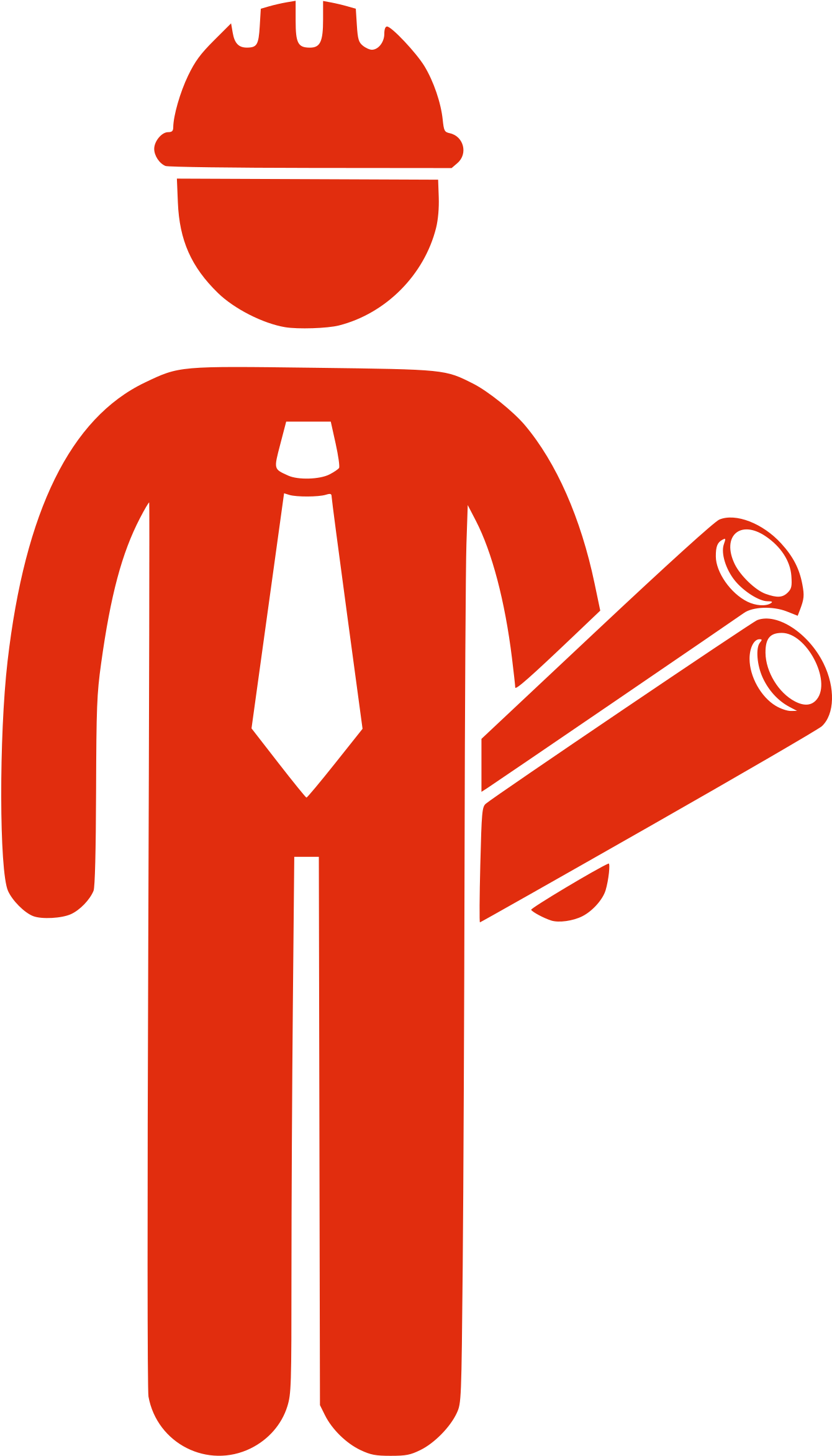 Open - Construction Worker Shower Curtain (2000x2000), Png Download