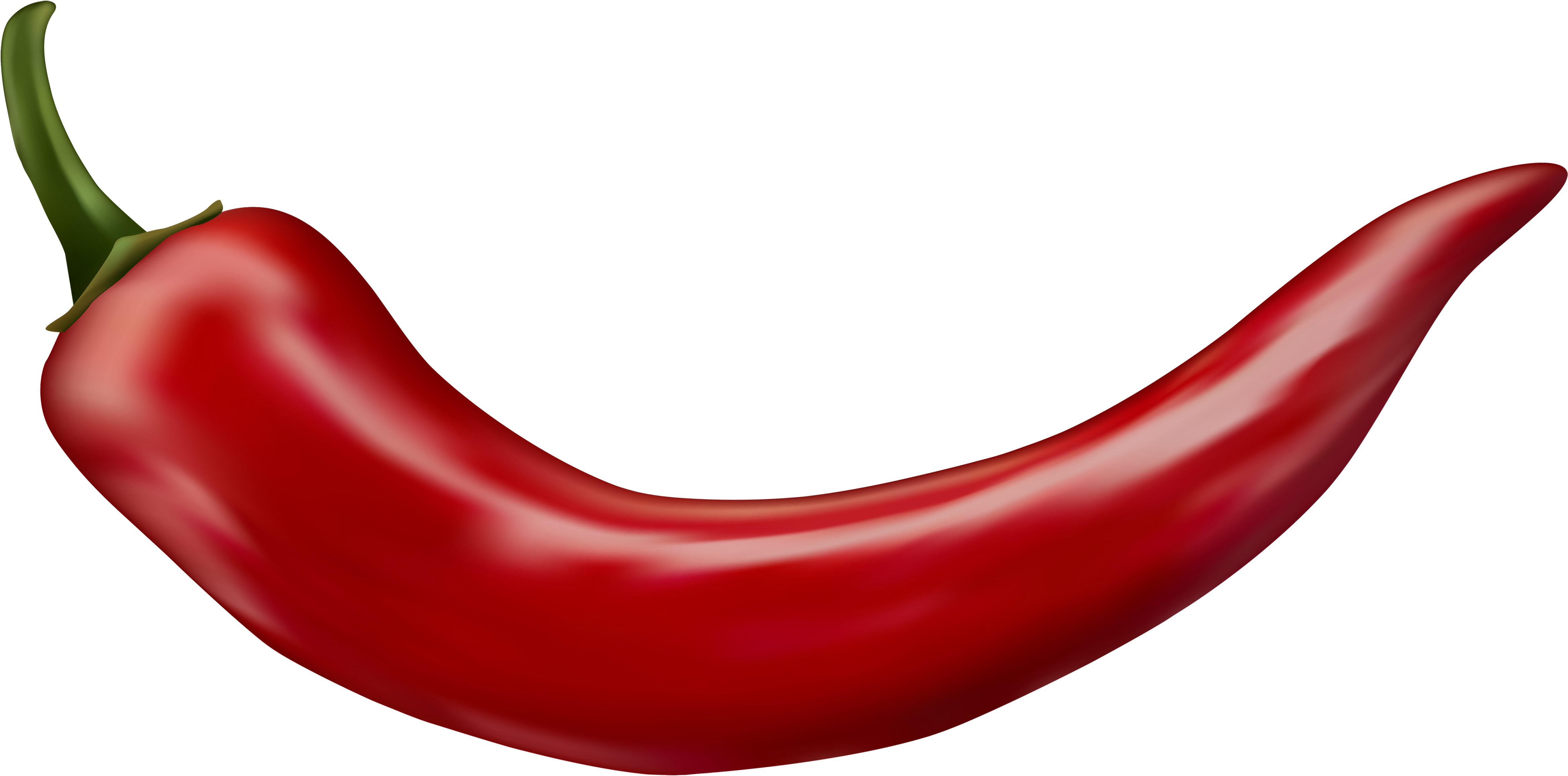 Red Pepper Transparent Png - Chili Pepper Transparent Background (4864x2534), Png Download