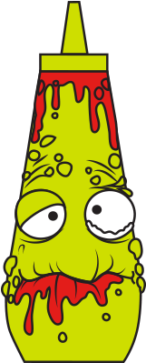 Chunky Chili Sauce Lime - Grossery Gang Awful Sauces (400x400), Png Download