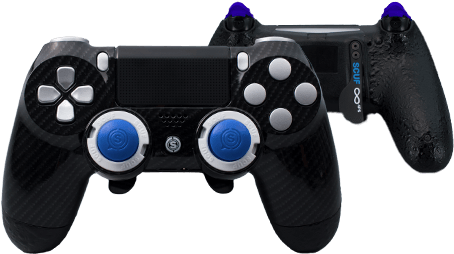 Playstation 4 Professional Controller Infinity4ps Carbon - Rise Scuf Controllers (457x273), Png Download