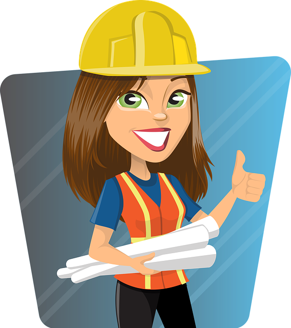 Engineer Girl Clipart (568x640), Png Download