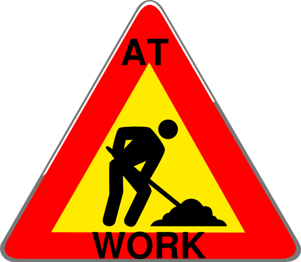 Construction Worker Clipart - Lavori In Corso (600x523), Png Download