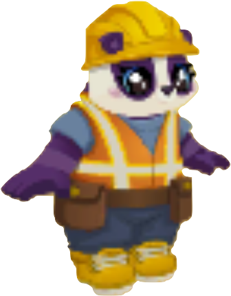 Construction Worker Burned - Lego (353x442), Png Download
