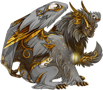 Heart Of Gold Brightshine Jubilee Entry - Dragon (350x350), Png Download