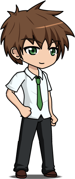 Click On The Photo To Start Tagging - School Boy Cartoon Png (301x600), Png Download