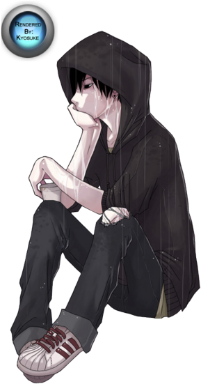 Download Anime Boy Clipart Png File Png Images - Anime Boy Sitting Png