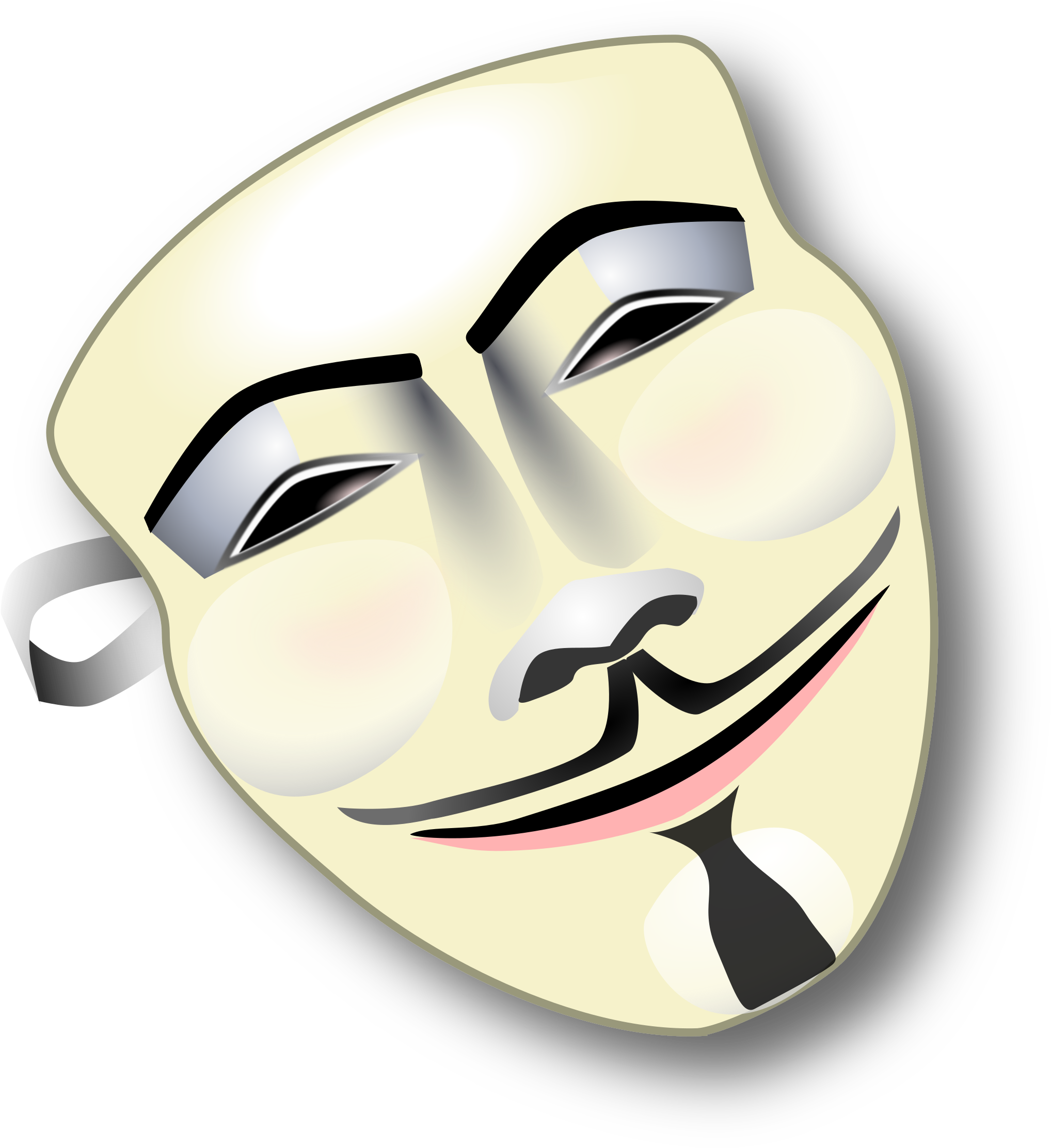 Download Hd Hacker Clipart Guy Fawkes Mask Anonymous Mask Color Navy Fit Type Youth Size Transparent Png Image Nicepng Com