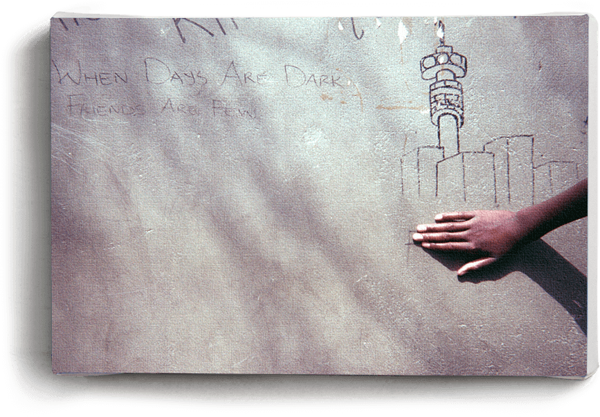 Canvas Print Dark Days Are Gone (1000x1000), Png Download