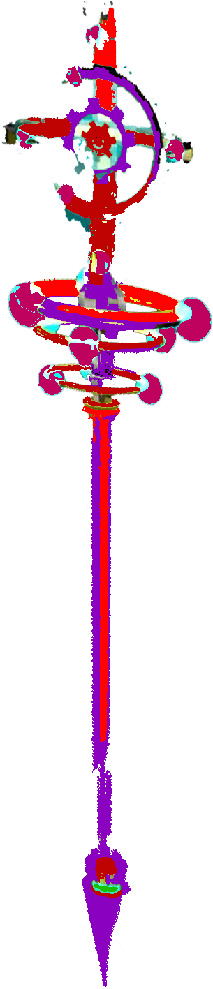 O - Scepter (584x1470), Png Download