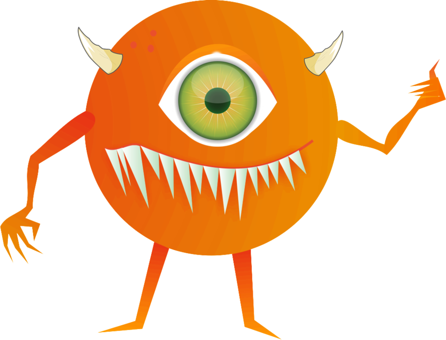 Monster Eye Png (900x685), Png Download
