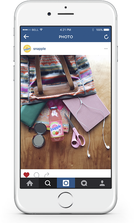 Instagram Mockup (440x768), Png Download
