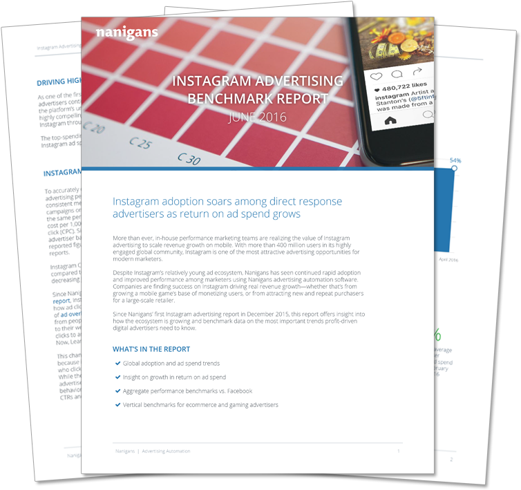 Instagram Advertising Benchmark Report (800x759), Png Download