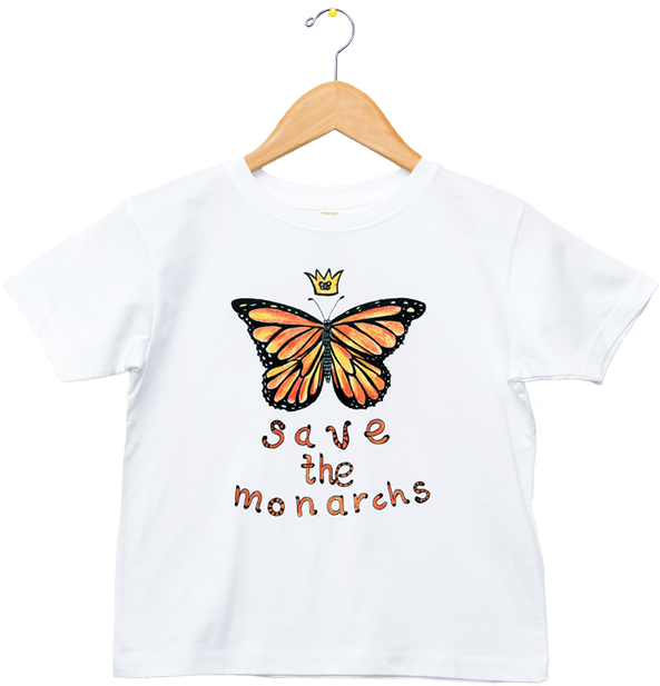 Organic Save The Monarchs T-shirt (600x700), Png Download