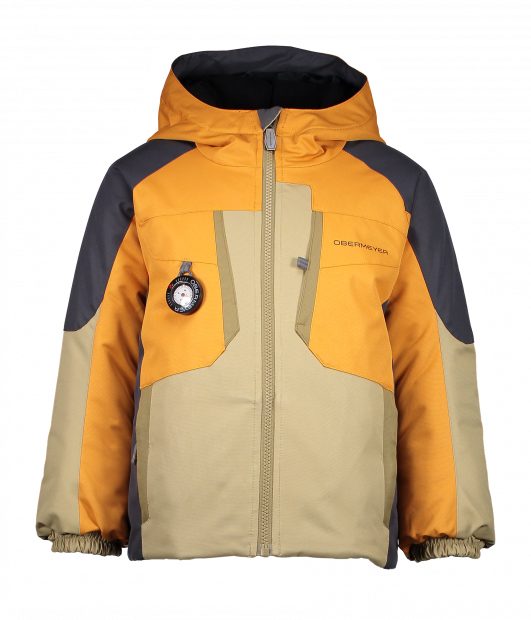 Obermeyer Boys Horizon Winter Jacket In Sandstorm (531x620), Png Download