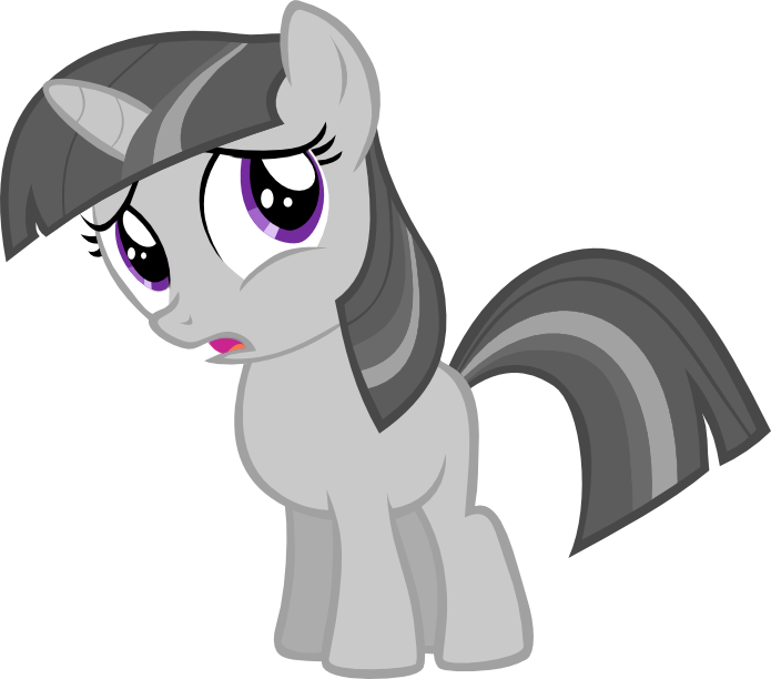 , Filly Greylight Worried ) (695x612), Png Download