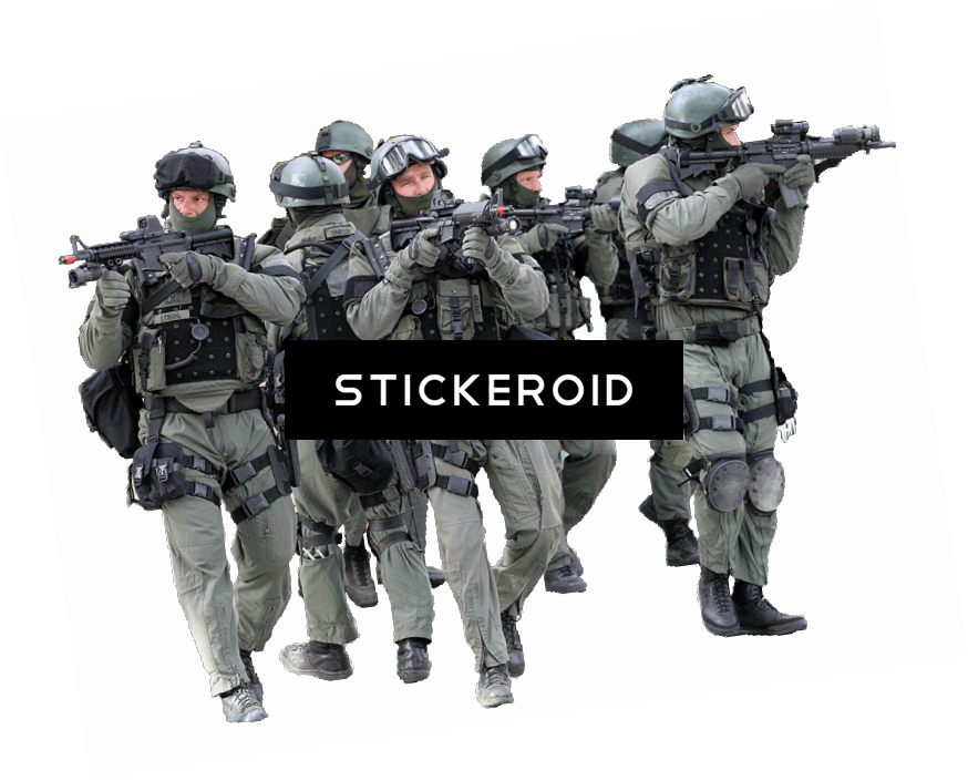 Swat Team (874x705), Png Download