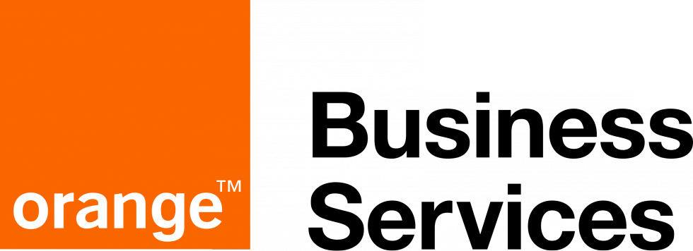 Orange Business Orange Obs Logo Lockup Right Black (980x356), Png Download