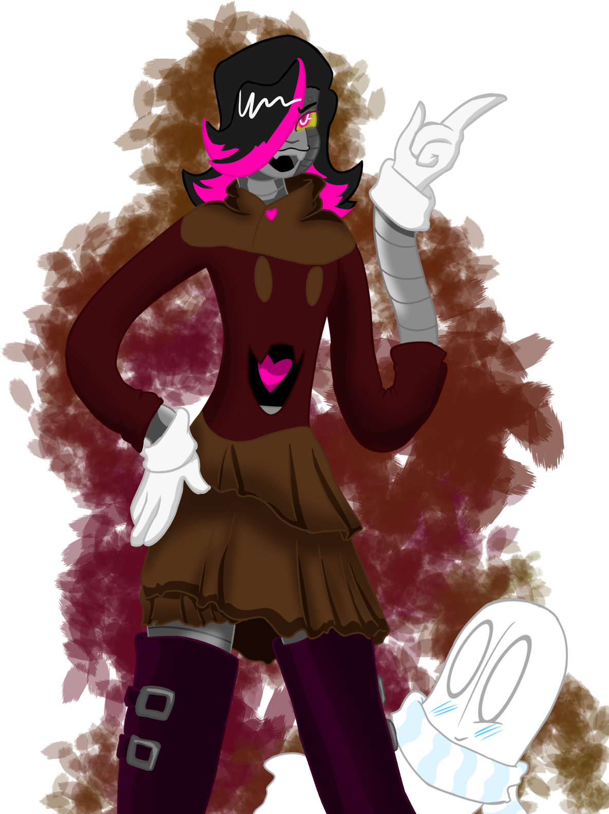 Mettaton Ex Png (1280x1600), Png Download