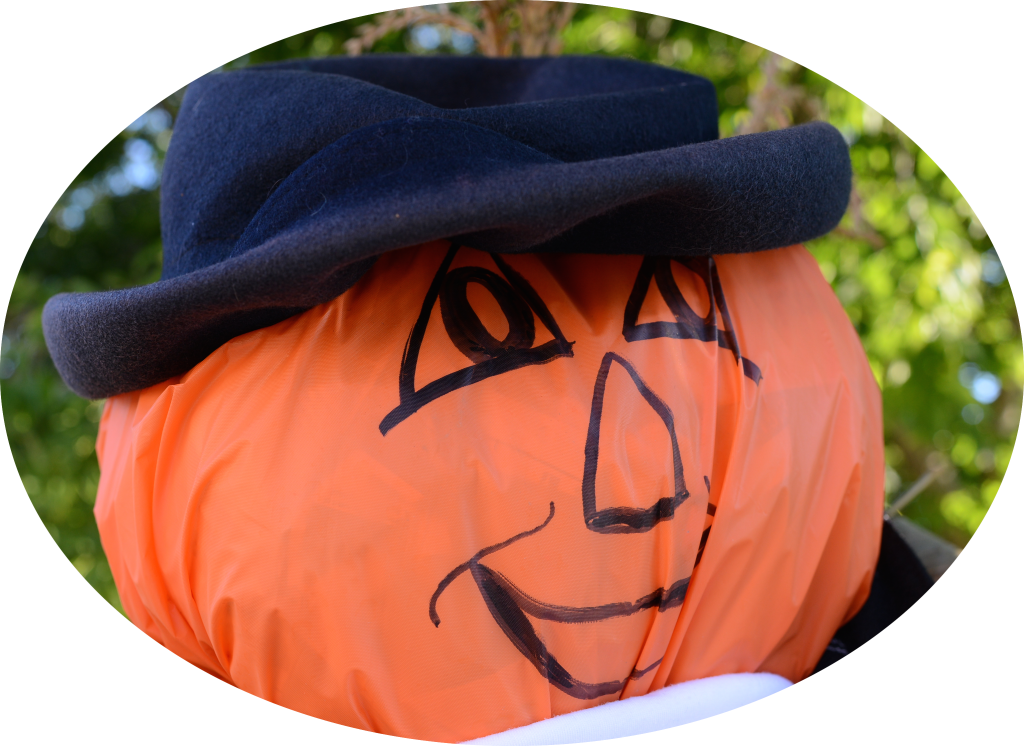 Scarecrow Faces By Helen Solmes (1024x746), Png Download