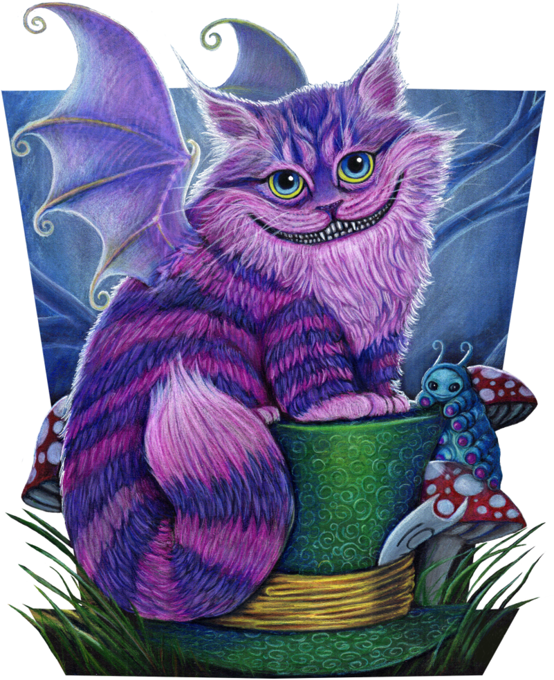 Chesire Cat Png (830x1024), Png Download