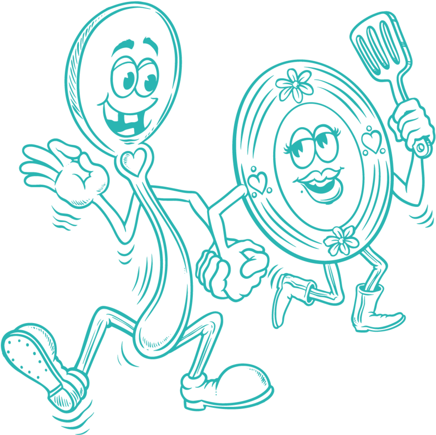 Dishspoon-turq (1000x918), Png Download