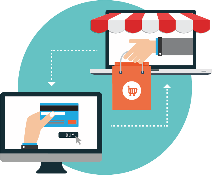 Desarrollo De Tiendas Online (703x578), Png Download